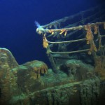 Titanic under water - Lit up