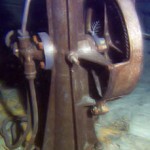 Titanic under water - The motor